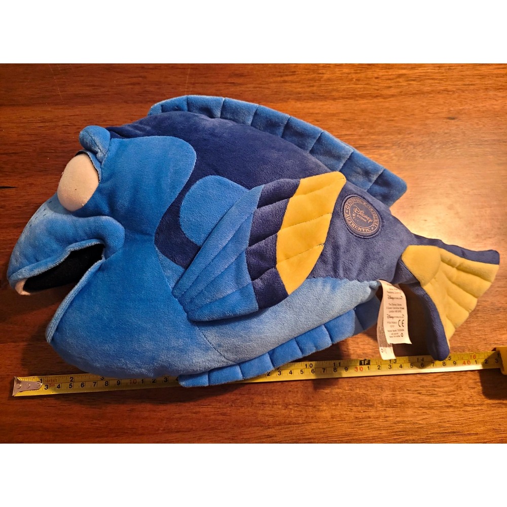 Disney Store Finding Dory Large Plush 17" 20" Stuffed Animal Blue Fish Pixar